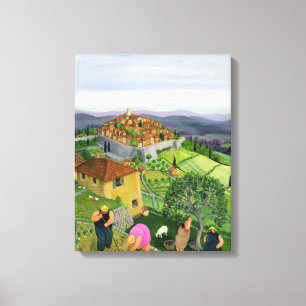 St Paul de Vence Canvastryck