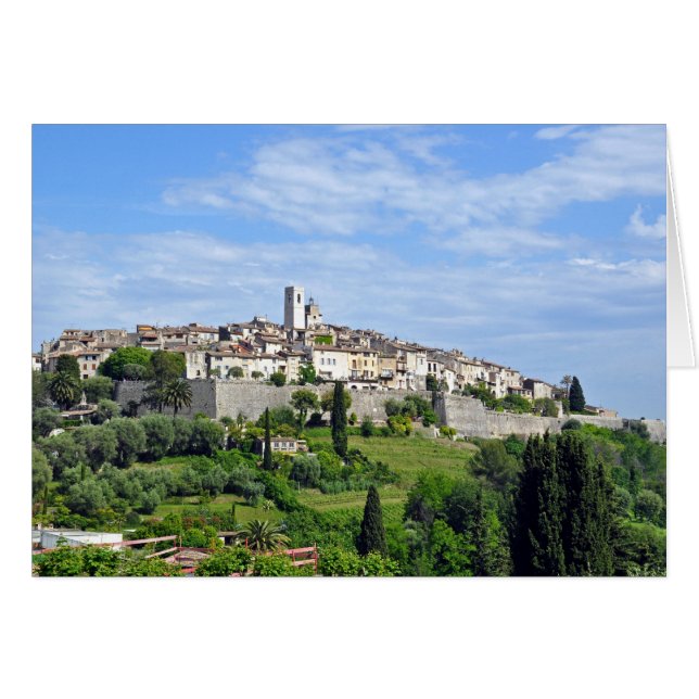 St-Paul-de-Vence OBS Kort (Framsidan Horizontal)