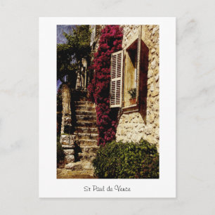 St Paul de Vence, Provence, Frankrike Vykort