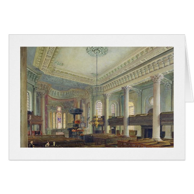 St Paul Deptford (w/c på papper) Hälsningskort (Framsidan Horizontal)