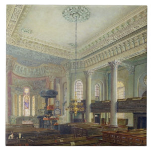 St Paul Deptford (w/c på papper) Kakelplatta