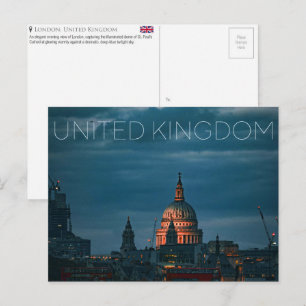St Paul-katedralen, London, Storbritannien Resekor Vykort