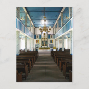 St. Paul Lutheran Church - Serbin, TX - Post Card Vykort
