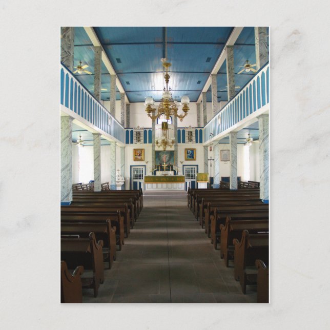 St. Paul Lutheran Church - Serbin, TX - Post Card Vykort (Framsida)