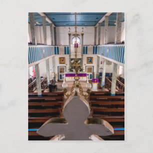 St. Paul Lutheran Church - Serbin, TX - Post Card Vykort