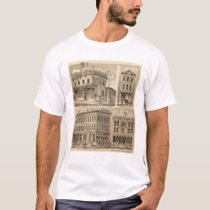 St Paul Minneapolis, Minnesota Lithographkarta Tee Shirt