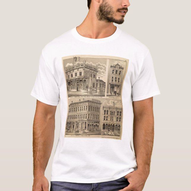 St Paul Minneapolis, Minnesota Lithographkarta Tee Shirt (Framsida)