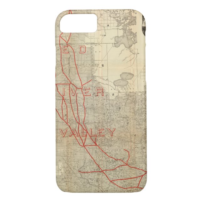 St Paul, Minneapolis och Manitoba järnväg Case-Mate iPhone Skal (Baksida)