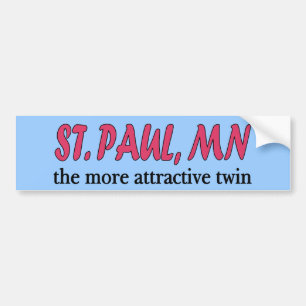 St Paul Minnesota bildekal