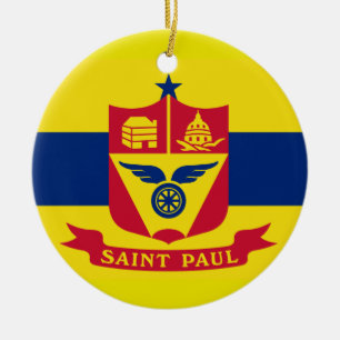 St Paul * Minnesota julprydnad Julgransprydnad Keramik
