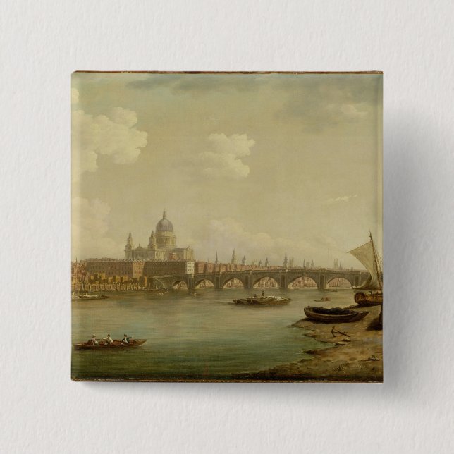St Paul och Blackfriars överbryggar, London, Knapp (Framsida)