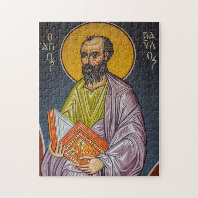 St. Paul Orthodox Christian Icon Pussel (Vertikal)