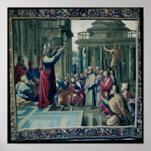 St. Paul Preaching at Areopagus Poster