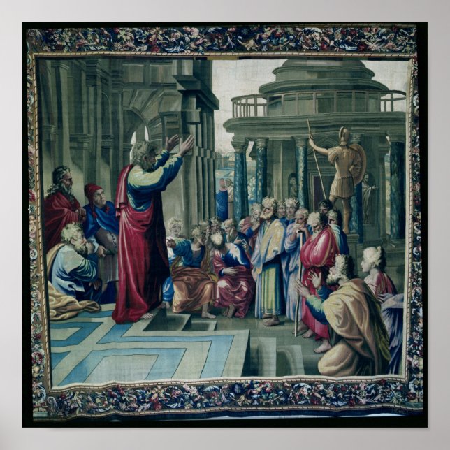 St. Paul Preaching at Areopagus Poster (Framsidan)