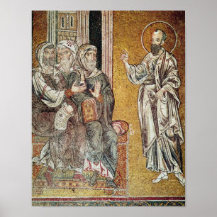 St. Paul Preaching to Judar Poster
