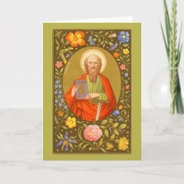 St Paul the Apostle (PM 06) Blank Greeting Card 1 Kort