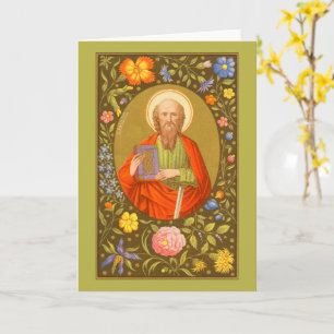 St Paul the Apostle (PM 06) Blank Greeting Card 1 Kort
