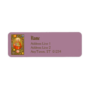 St. Paul the Apostle (PM 06) NB Ret Add Label 1a Returadress Etikett