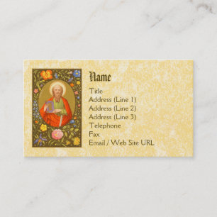 St. Paul the Apostle (PM 06) Standard Visitkort