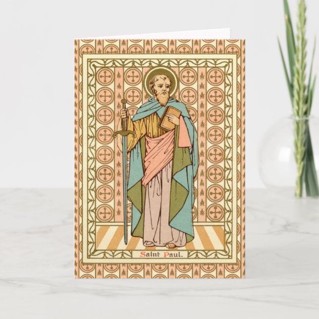 St. Paul the Apostle (RLS13) Blank Greeting Card Kort (Framsida)