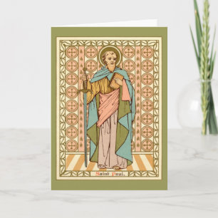 St. Paul the Apostle (RLS13) Blank Greeting Card Kort