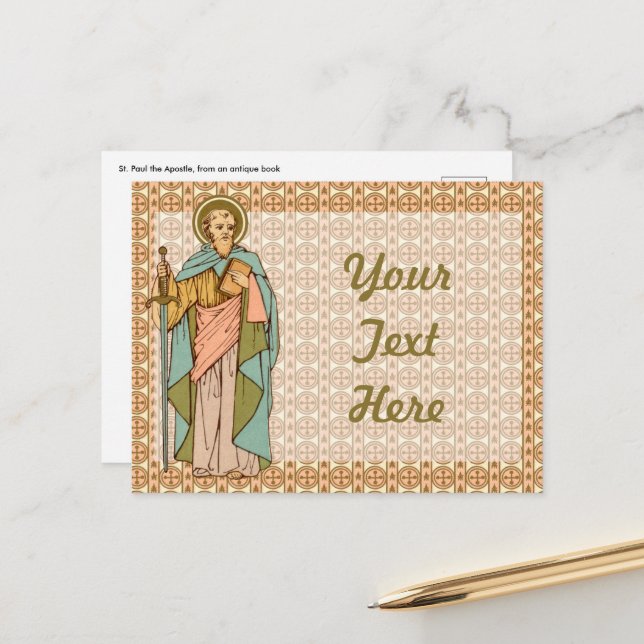 St. Paul the Apostle (RLS 13) vykort 1 (Fram/Back In Situ)