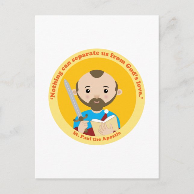 St. Paul the Apostle Vykort (Framsida)