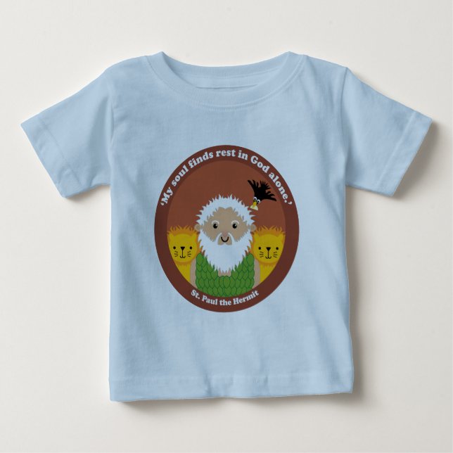 St. Paul the Hermit T Shirt (Framsida)