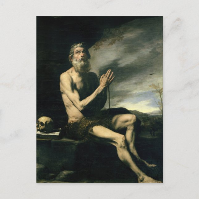 St. Paul the Hermit Vykort (Framsida)