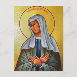 St. Paula of Rome Orthodox Christian Icon          Vykort