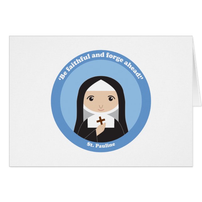 St. Pauline Hälsningskort (Framsidan Horizontal)