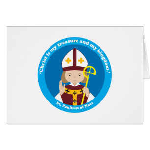 St. Paulinus of Nola Hälsningskort