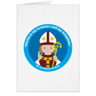 St. Paulinus of Nola Hälsningskort