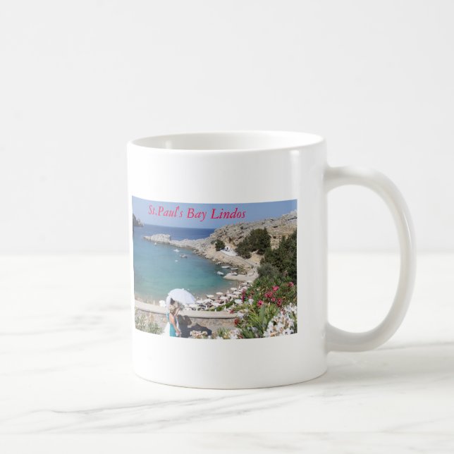 St.Paul's Bay, Lindos Kaffemugg (Höger)