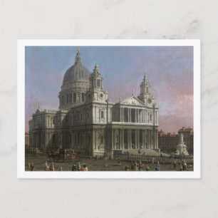 St. Paul's Cathedral, 1754 (olja på duk) Vykort