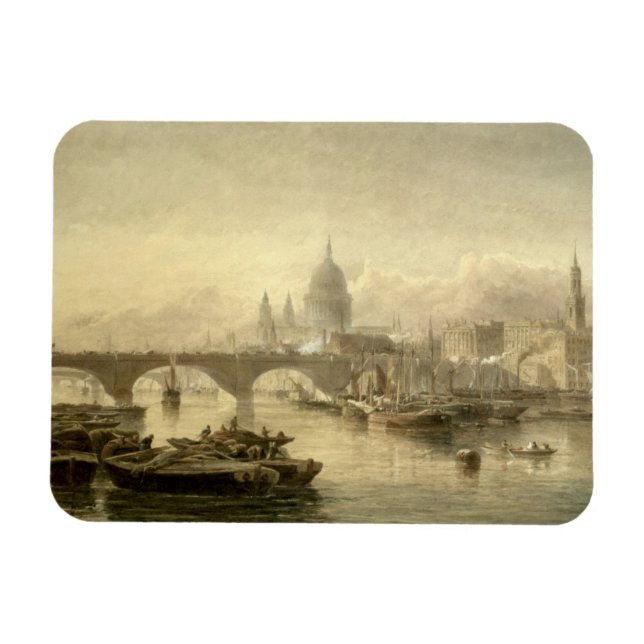 St. Paul's Cathedral and London Bridge från Su Magnet (Horisontell)