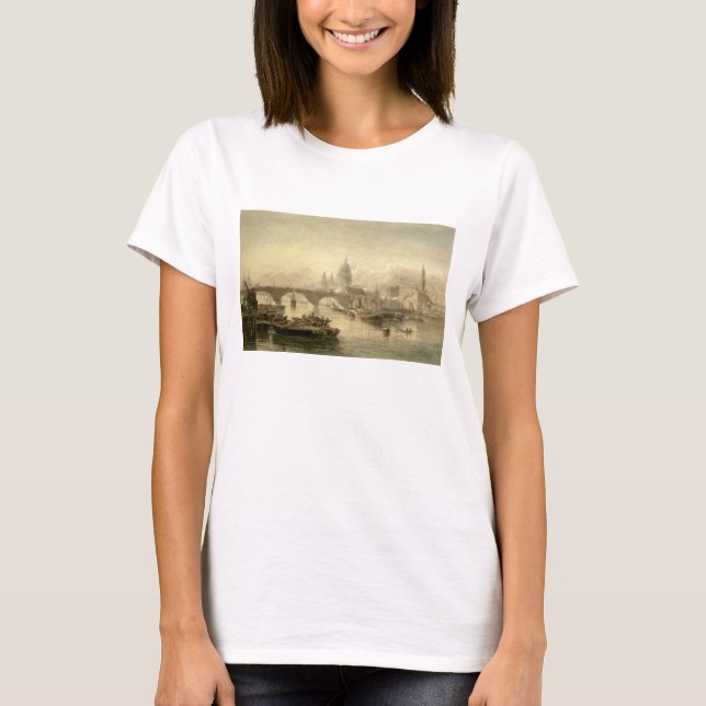 St. Paul's Cathedral and London Bridge från Su T Shirt (Framsida)