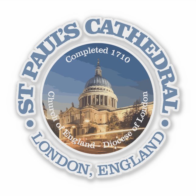 St Paul's Cathedral Klistermärken (Framsida)