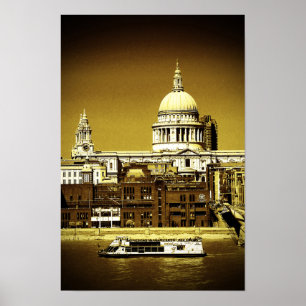 St Pauls Cathedral London England Poster