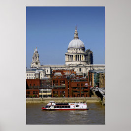 St Pauls Cathedral London England Poster