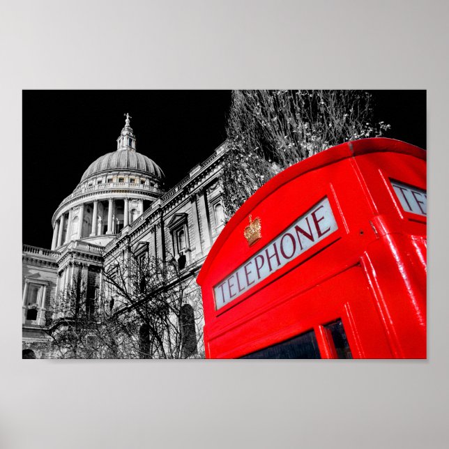 St Paul's Cathedral London England UK Poster (Framsidan)