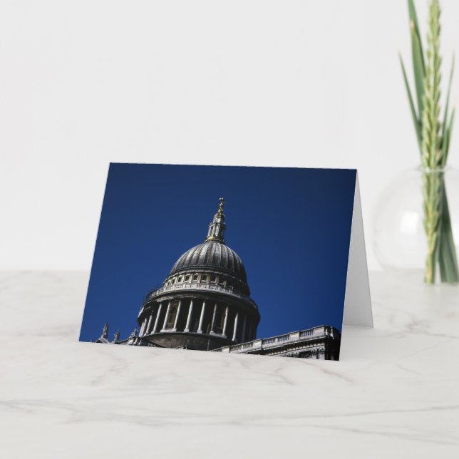 St Paul's Cathedral London Tack Kort (Framsida)