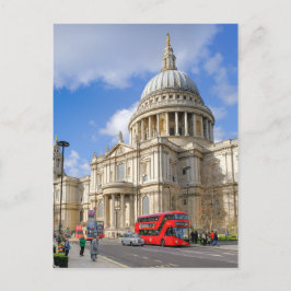 St Paul's Cathedral, London UK Postcard Vykort