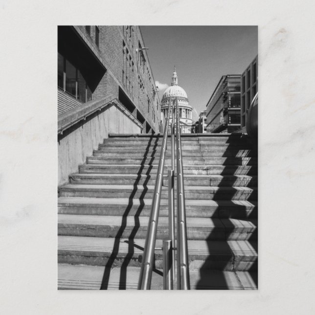 St.Paul's Cathedral London, UK Postcard Vykort (Framsida)