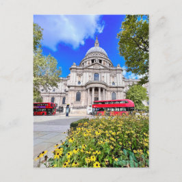 St.Paul's Cathedral London, UK Postcard Vykort