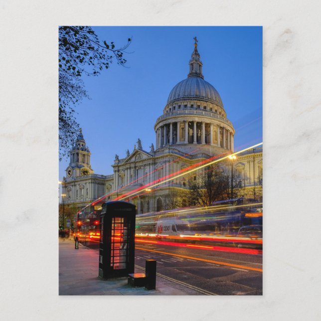St.Paul's Cathedral London UK Postcard Vykort (Framsida)