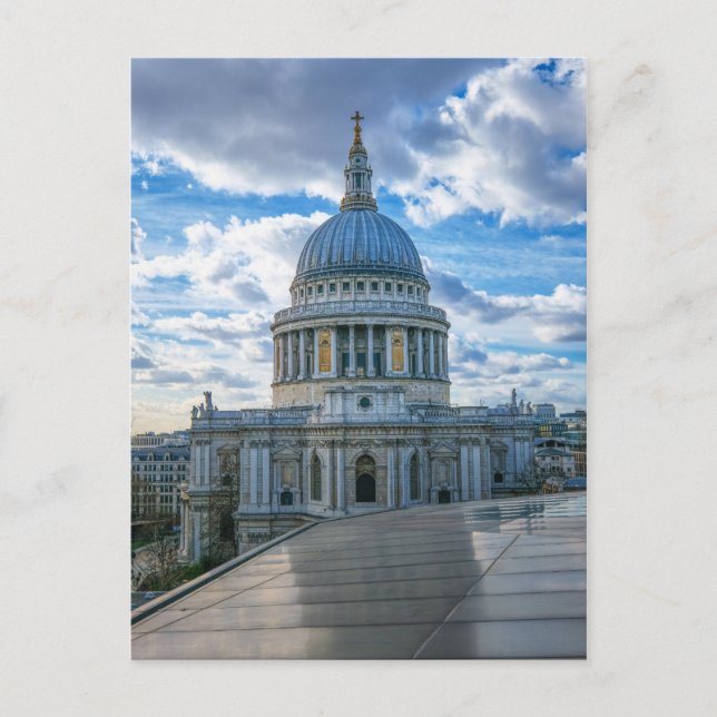 St.Paul's Cathedral London UK Postcard Vykort (Framsida)