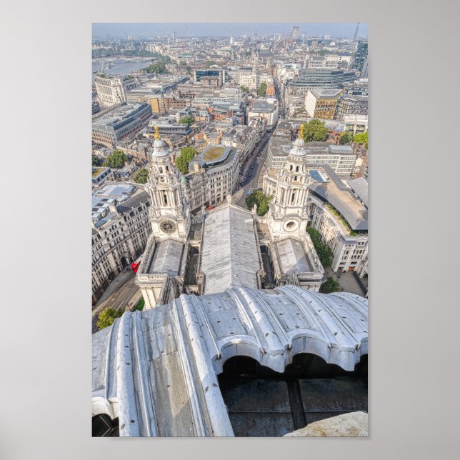 St.Paul's Cathedral, London UK Poster (Framsidan)