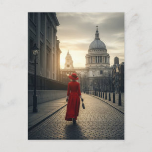 St Paul's Cathedral London United Kingdom Travel Vykort