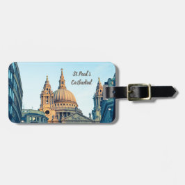 St Paul's Cathedral London Vintage gift Poster Hol Bagagebricka